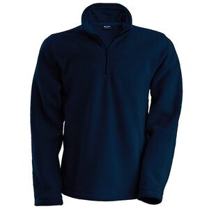 Kariban Mens Enzo 1/4 Zip Fleece Top / Navy
